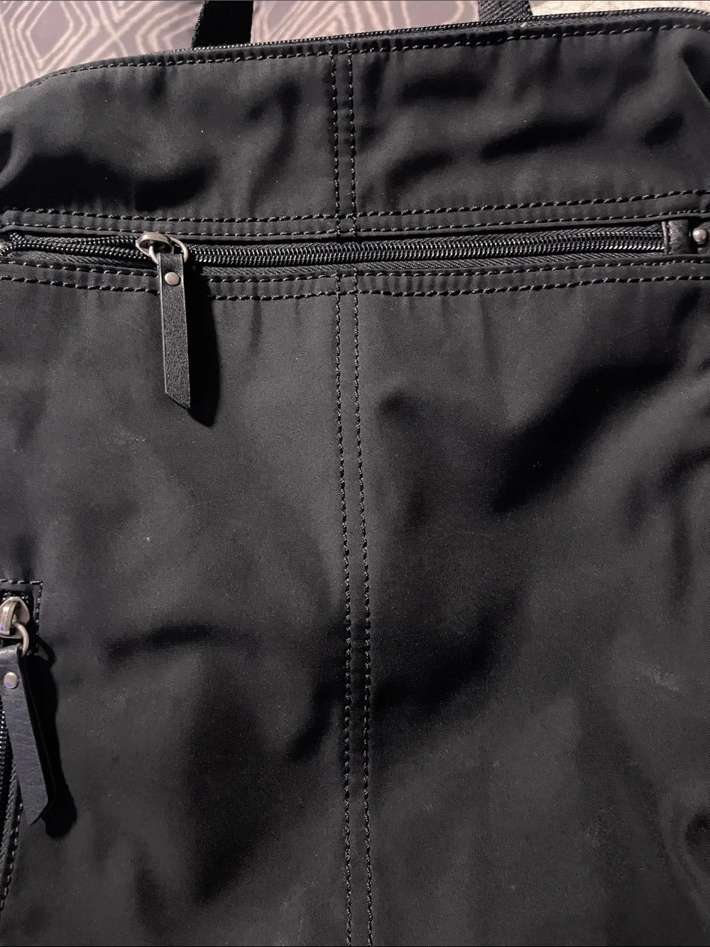 The Sak Black Everyday Zip-Front Backpack